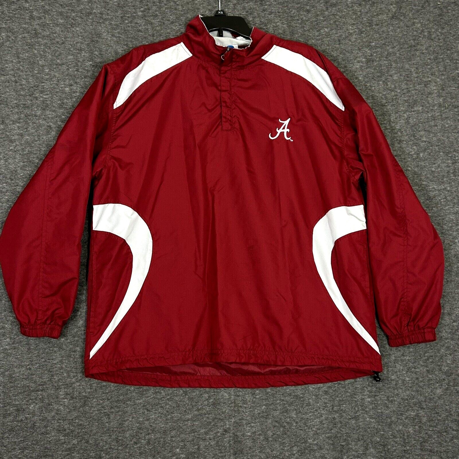 Alabama Crimson Tide Windbreaker Jacket Mens Size Large Ncaa Sec Football